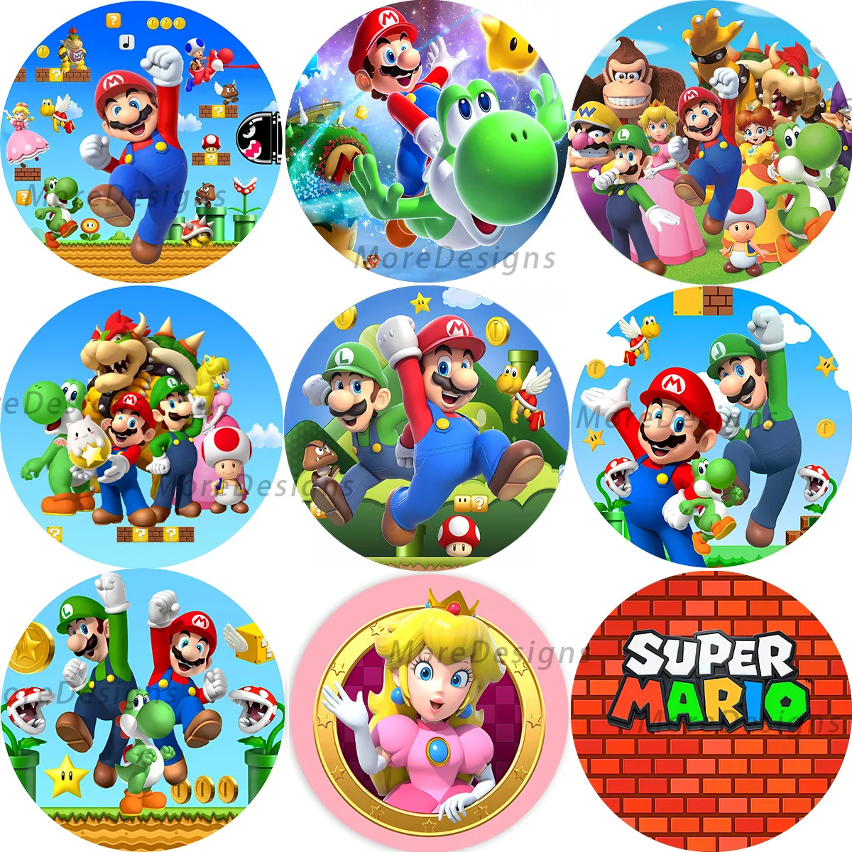 Круглая декорация для фотографирования в стиле Super Mario для мальчиков и девочек 
Круглая декорация для фотографирования в стиле Super Mario для мальчиков и девочек