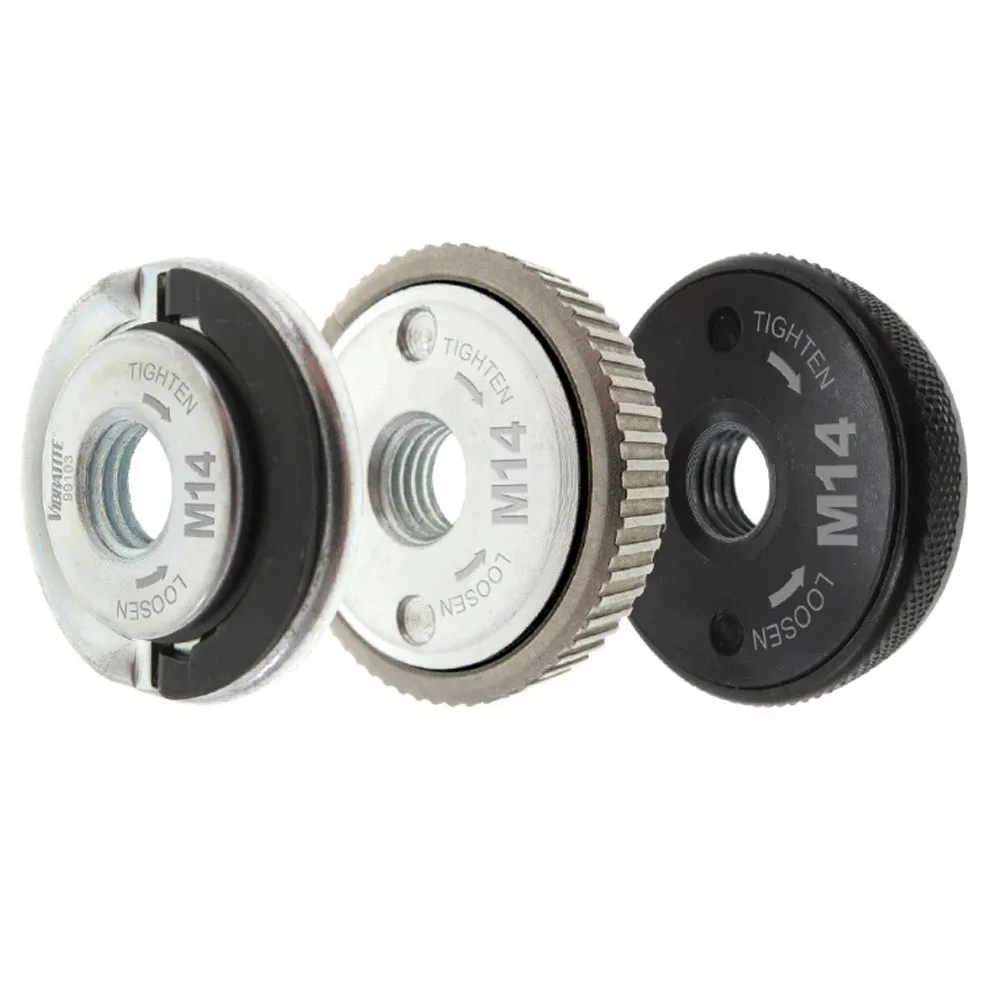 Universal M14 Grinder Flange Nut Secure Grip Pressure Plate Easy Installation Compatible with Cup Shaped Grinding Wheels
Universal M14 Grinder Flange Nut Secure Grip Pressure Plate Easy Installation Compatible with Cup Shaped Grinding Wheels