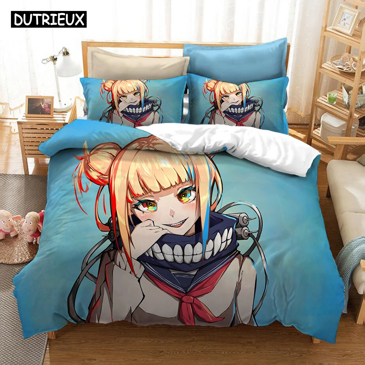

3D Printed Bedding Set Japan Anime My Hero Academia Duvet Covers With Pillowcases Bedclothes Bed Linen