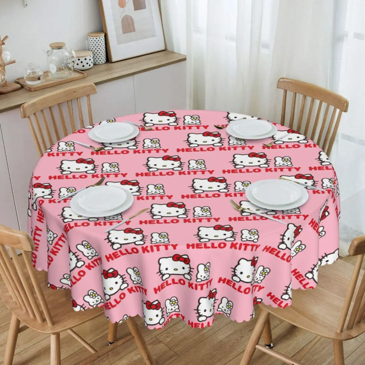 Customized Round Tablecloth Tablecloth 60 inch Kitchen Dinning Table Cloth Waterproof Sanrio Table Covers
Customized Round Tablecloth Tablecloth 60 inch Kitchen Dinning Table Cloth Waterproof Sanrio Table Covers