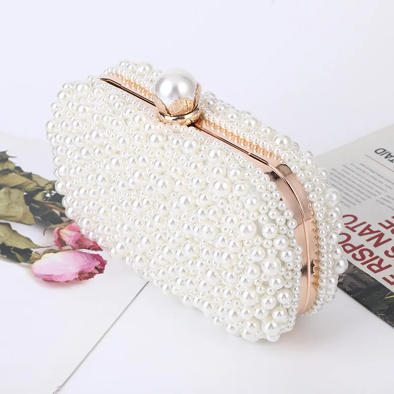 White Pearl Wedding Clutch Bag Party Purse and Handbag Women's Evening Bag Luxury Design Chain Shoulder Bag ZD1833
White Pearl Wedding Clutch Bag Party Purse and Handbag Women's Evening Bag Luxury Design Chain Shoulder Bag ZD1833