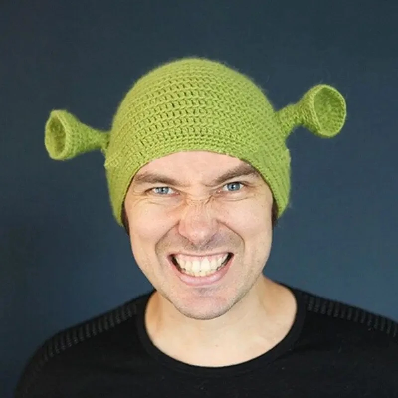 2023 Unisex Balaclava Monster Hat Wool Winter Knit Hat Green Party Funny Beanie Skull Hat Women Men Handmade Sweater Hat
2023 Unisex Balaclava Monster Hat Wool Winter Knit Hat Green Party Funny Beanie Skull Hat Women Men Handmade Sweater Hat