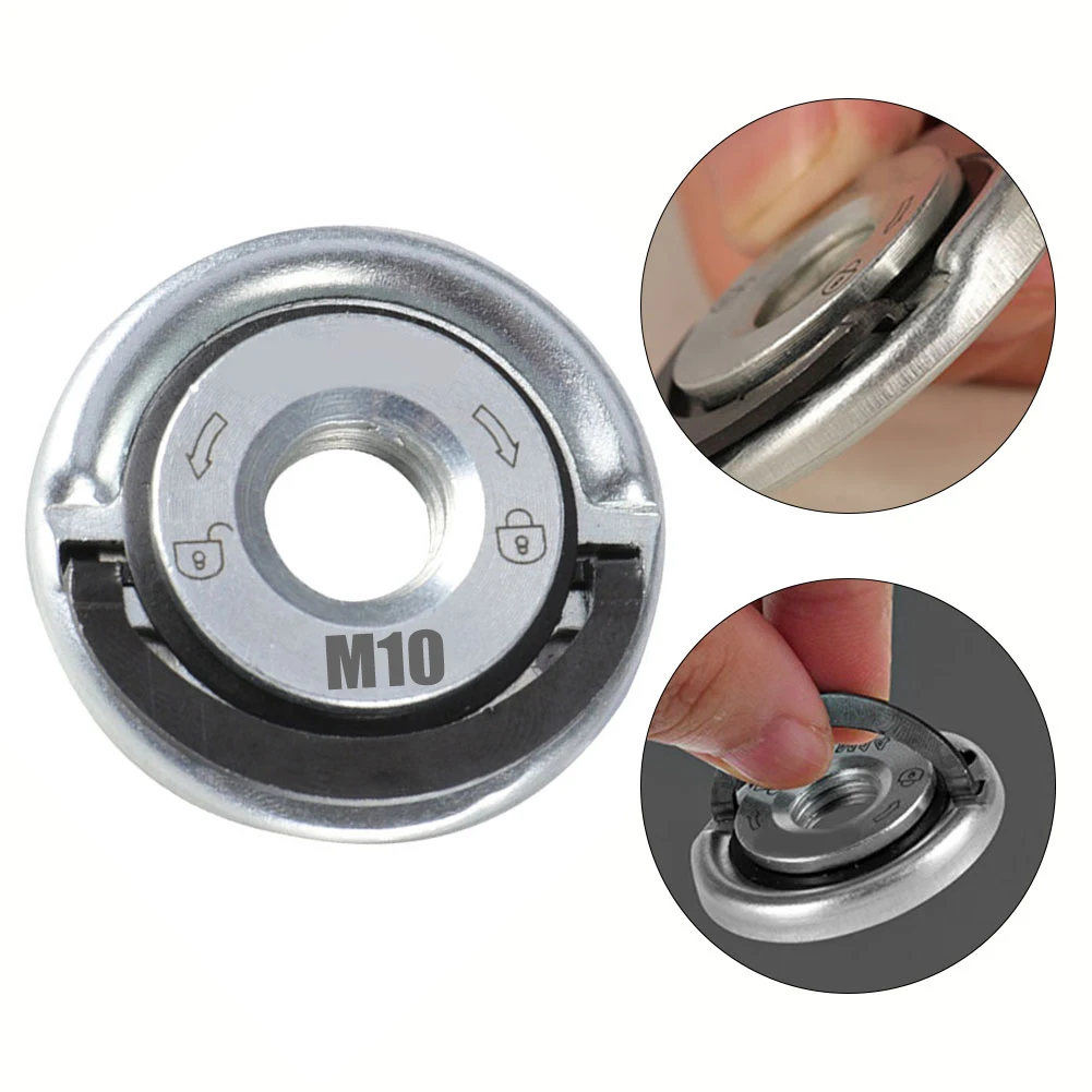 M10 Thread Self-locking Pressure Plate Universal Replacement Grinder Inner Outer Flange Nut Chuck Tool Thread Angle Grinder
M10 Thread Self-locking Pressure Plate Universal Replacement Grinder Inner Outer Flange Nut Chuck Tool Thread Angle Grinder