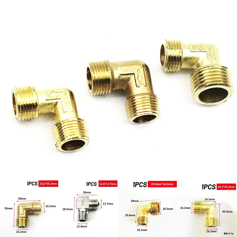 Brass Air Compressor Elbow 90 Degree 6.5mm Male Thread Check Valve Elbow Coupler Tools Air Pump Unidirectional Valve Right Angle
Brass Air Compressor Elbow 90 Degree 6.5mm Male Thread Check Valve Elbow Coupler Tools Air Pump Unidirectional Valve Right Angle