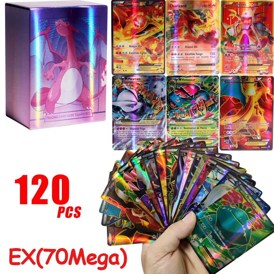 New Spanish Pokemon Cards Arrival Vstar EX Tag Team VMAX Holographic Playing Card Game Castellano Espaol Children Toy
New Spanish Pokemon Cards Arrival Vstar EX Tag Team VMAX Holographic Playing Card Game Castellano Espaol Children Toy