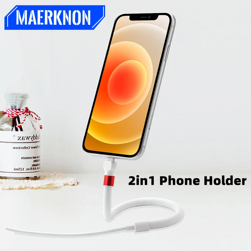 2 in 1 USB Cable Type C Cable Phone Holder Micro USB Wire For Huawei Xiaomi Oneplus Stand For Cellphone Fast Charging Data Cord
2 in 1 USB Cable Type C Cable Phone Holder Micro USB Wire For Huawei Xiaomi Oneplus Stand For Cellphone Fast Charging Data Cord