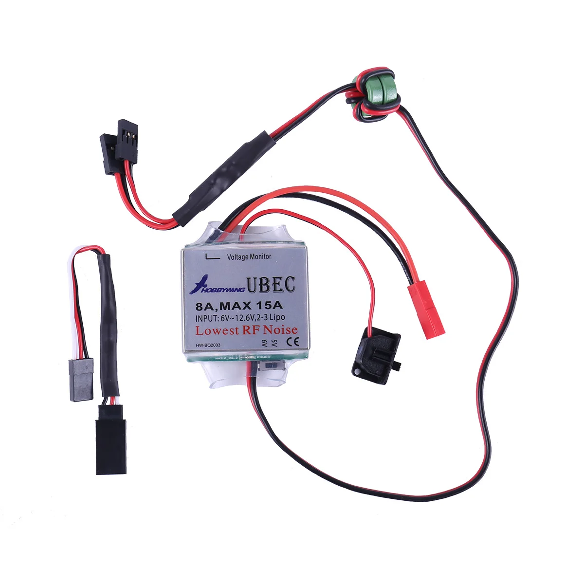 Hobbywing 5V 6V Switchable RC 8A UBEC Max 15A Lowest RF Noise BEC Voltage Regulator Mdoule Drone Quadcop
Hobbywing 5V 6V Switchable RC 8A UBEC Max 15A Lowest RF Noise BEC Voltage Regulator Mdoule Drone Quadcop