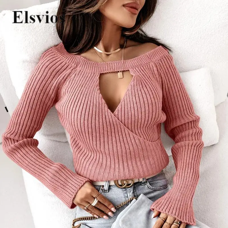 Sexy Hollow Out Design O Neck Sweater Fashion Long Sleeve Women Elastic Knitted Jumper Commuting Lady Elegant Solid Pullover Top
Sexy Hollow Out Design O Neck Sweater Fashion Long Sleeve Women Elastic Knitted Jumper Commuting Lady Elegant Solid Pullover Top