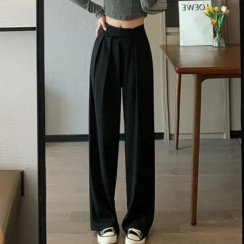 Elegant Brown Wide Leg Suit Pants paste Classic Vintage Palazzo Solid Office Pants Casual High Wasit stick Black Trousers 24385
Elegant Brown Wide Leg Suit Pants paste Classic Vintage Palazzo Solid Office Pants Casual High Wasit stick Black Trousers 24385