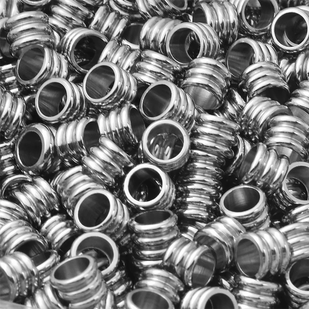 20pcs Stainless Steel Big Hole Spacer Beads Inner Hole 2 3 4 5 6 Mm for DIY Jewelry Charm Bracelet Findings Seed Wholesale Bulk
20pcs Stainless Steel Big Hole Spacer Beads Inner Hole 2 3 4 5 6 Mm for DIY Jewelry Charm Bracelet Findings Seed Wholesale Bulk