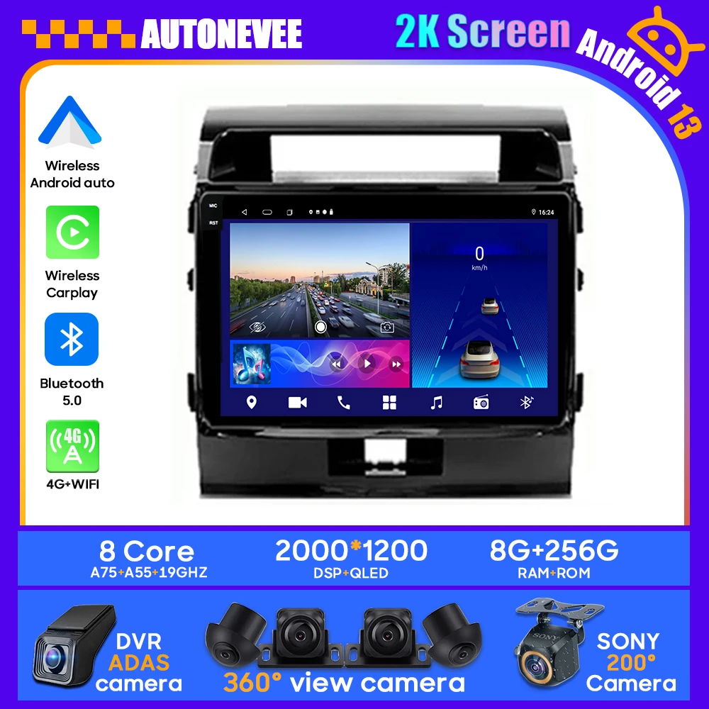 Android Car Radio Player For Toyota Land Cruiser 11 200 2007 - 2015 Wireless Android Auto Stereo Head Unit Car Multimedia Unit
Android Car Radio Player For Toyota Land Cruiser 11 200 2007 - 2015 Wireless Android Auto Stereo Head Unit Car Multimedia Unit