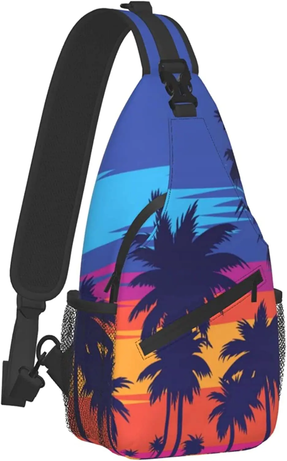 Beach Palm Trees Sling Bag Women Men Backpack Crossbody Bag Travel Hiking Casual Sport Climbing Runners Daypack
Beach Palm Trees Sling Bag Women Men Backpack Crossbody Bag Travel Hiking Casual Sport Climbing Runners Daypack