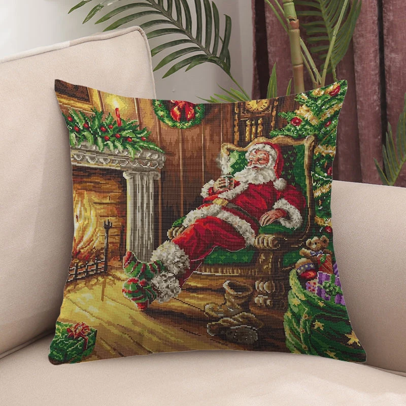 

Case for Pillow Hugs Christmas Decorative Pillowcases 40x40 Fall Decoration Cushion Cover 45x45 Pillowcase 45*45 Duplex Printing
