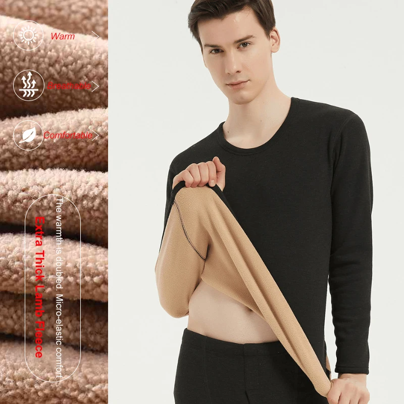 Men Winter Warm Underwear Sets Ski Gear Thicken Lamb Velvet Underwear Suits Top Exercise Clothes Snowboarding Shirts And Pants
Men Winter Warm Underwear Sets Ski Gear Thicken Lamb Velvet Underwear Suits Top Exercise Clothes Snowboarding Shirts And Pants