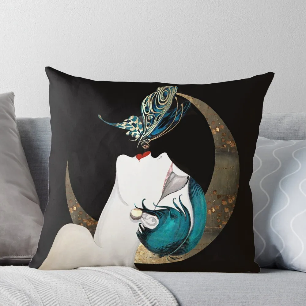 Butterfly Kiss French Art Deco Flapper Woman Remix Throw Pillow Marble Cushion Cover christmas cushions covers 
Butterfly Kiss French Art Deco Flapper Woman Remix Throw Pillow Marble Cushion Cover christmas cushions covers