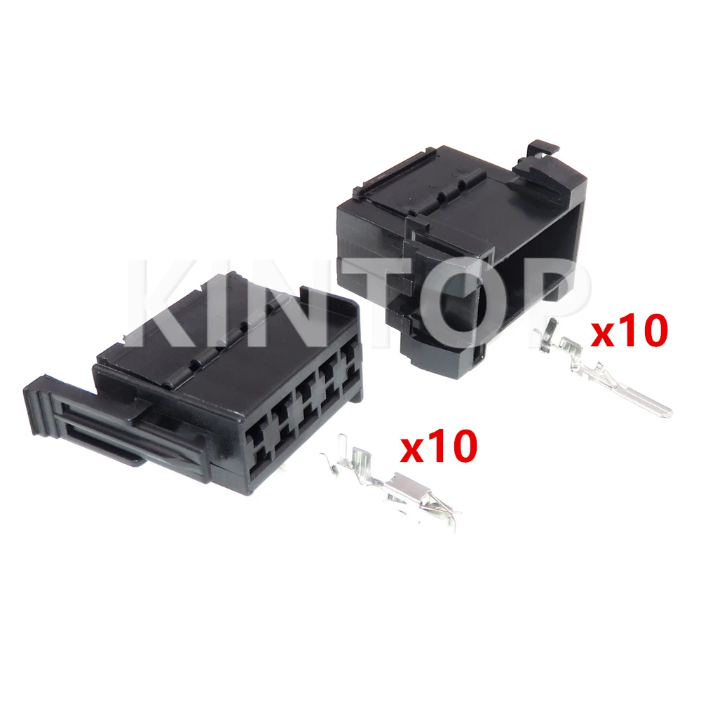 

1 Set 10 Pins Car Plastic Housing Unsealed Modification Socket 1-929504-4 Auto Wiring Terminal Electrical Connector 929504-4