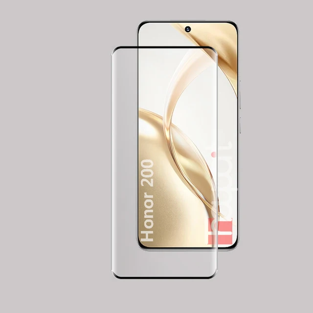 Protecteur d'écran et d'objectif d'appareil photo en verre 3D, film de protection pour Honor 200 Pro, Guatemala, 200 2