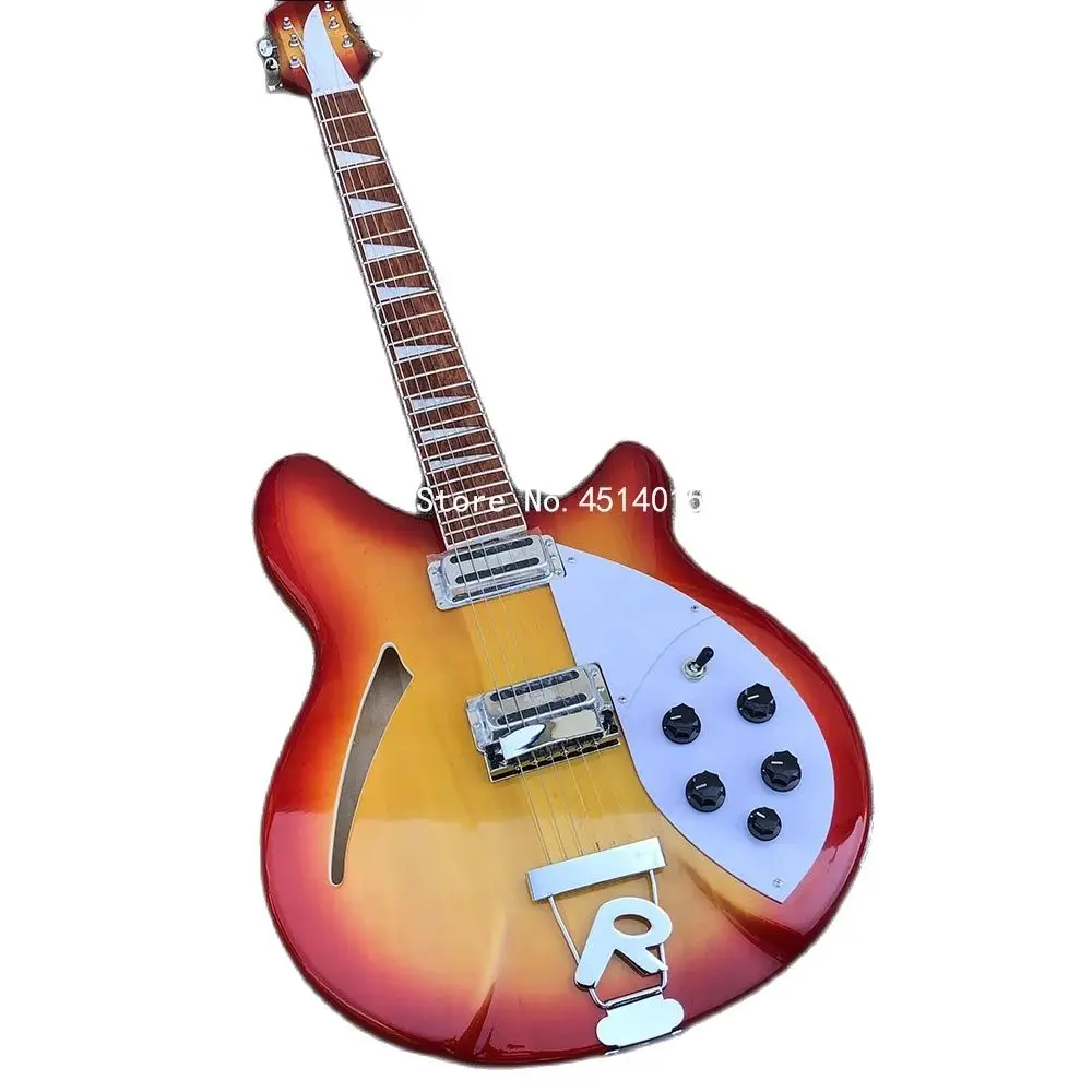 Spot round 360 electric guitar 6 string Sun color paint F hole R bridge special postage
Spot round 360 electric guitar 6 string Sun color paint F hole R bridge special postage