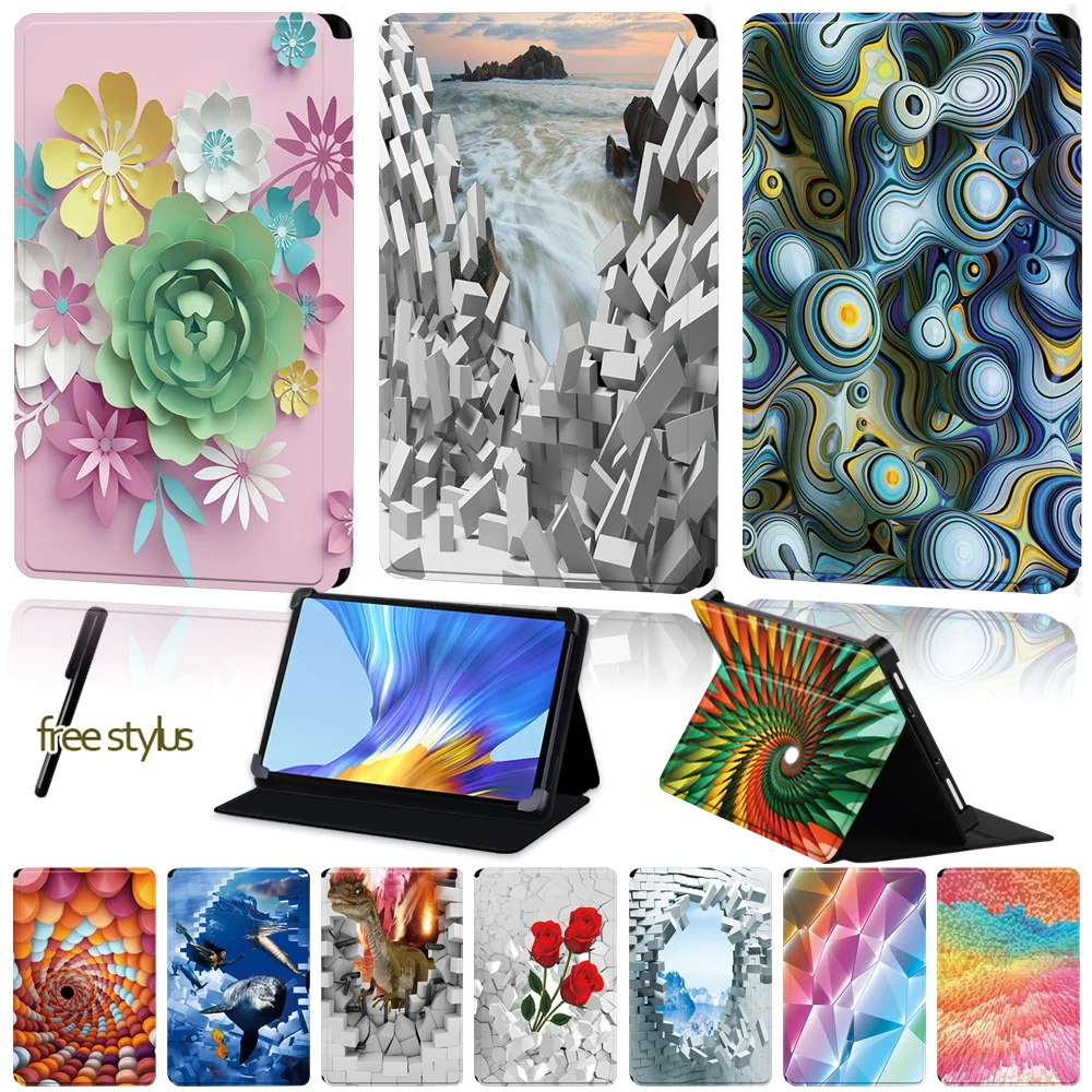 Universal Tablet Case for Huawei MatePad T8/Honor V6/MatePad 10.4"/MatePad 10.8"/MatePad Pro 10.8" 3D Pattern Flip Stand Cover
Universal Tablet Case for Huawei MatePad T8/Honor V6/MatePad 10.4"/MatePad 10.8"/MatePad Pro 10.8" 3D Pattern Flip Stand Cover