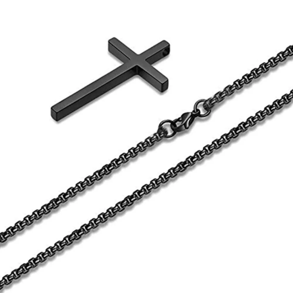 Ytrkiasy Cross Pendant Necklace for Men Minimalist Female Simple Cross Prayer Necklaces Chokers Silver Color Trendy Jewelry Gift
Ytrkiasy Cross Pendant Necklace for Men Minimalist Female Simple Cross Prayer Necklaces Chokers Silver Color Trendy Jewelry Gift