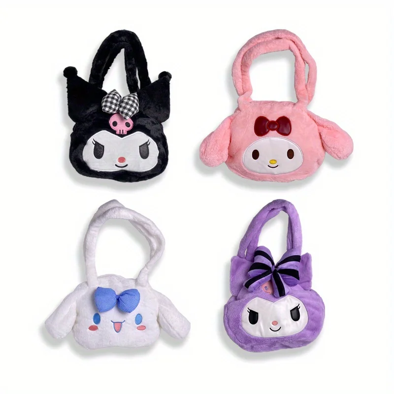 1 шт. Sanrio мультяшная меховая игрушечная сумка, большая Портативная сумка для макияжа, женская сумочка
1 шт. Sanrio мультяшная меховая игрушечная сумка, большая Портативная сумка для макияжа, женская сумочка