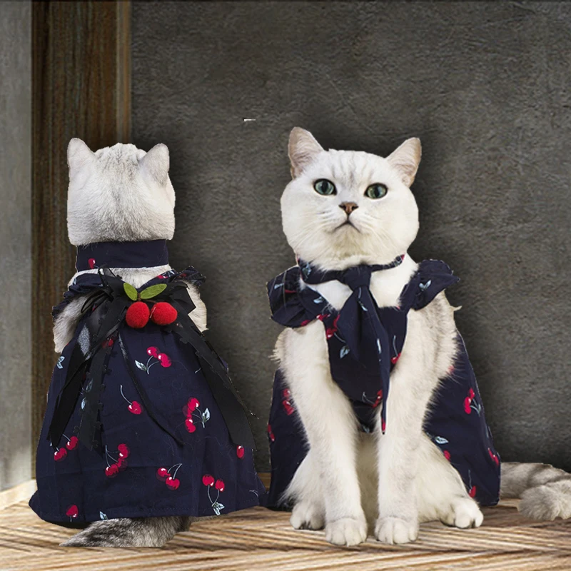 2023Cherry Pendant Pet Fairy Dress Tulle cat Wedding Dress Bowknot Prom Suit Skirt For Small Dogs Puppy summer clothes Chihuahua
2023Cherry Pendant Pet Fairy Dress Tulle cat Wedding Dress Bowknot Prom Suit Skirt For Small Dogs Puppy summer clothes Chihuahua