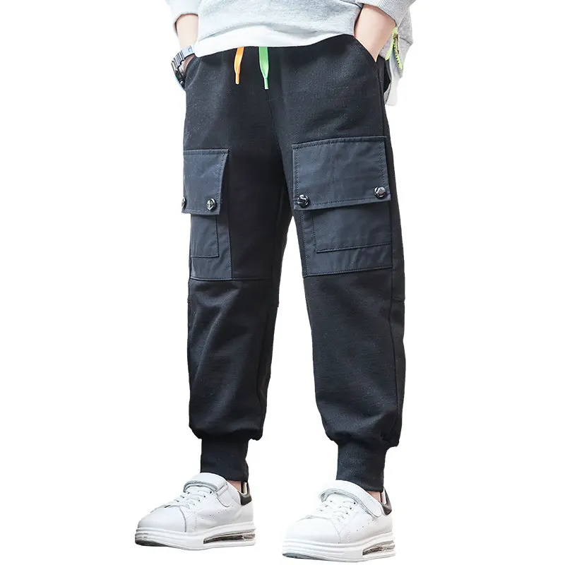 4-14 Years Old Boy Pants with Pockets Korean Style Fashion Spring Autumn Cotton Sport Cargo Pants Kids Children Leisure Trousers
4-14 Years Old Boy Pants with Pockets Korean Style Fashion Spring Autumn Cotton Sport Cargo Pants Kids Children Leisure Trousers