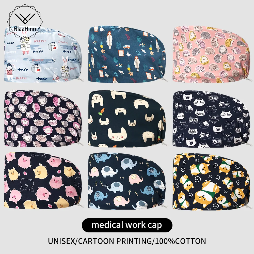 Operating Room Doctor Hats Spa Work Cap Dental Printing Scrubs Hat for Women Surgicals Hats Soft Tooth Dentist Hospital Work Cap
Operating Room Doctor Hats Spa Work Cap Dental Printing Scrubs Hat for Women Surgicals Hats Soft Tooth Dentist Hospital Work Cap
