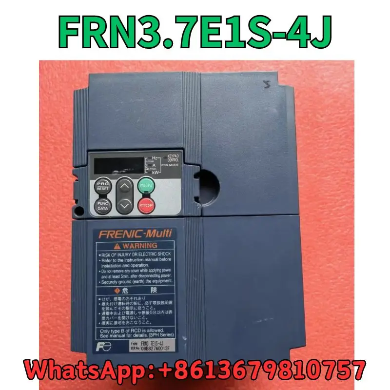 

Used Frequency converter FRN3.7E1S-4J test OK Fast Shipping