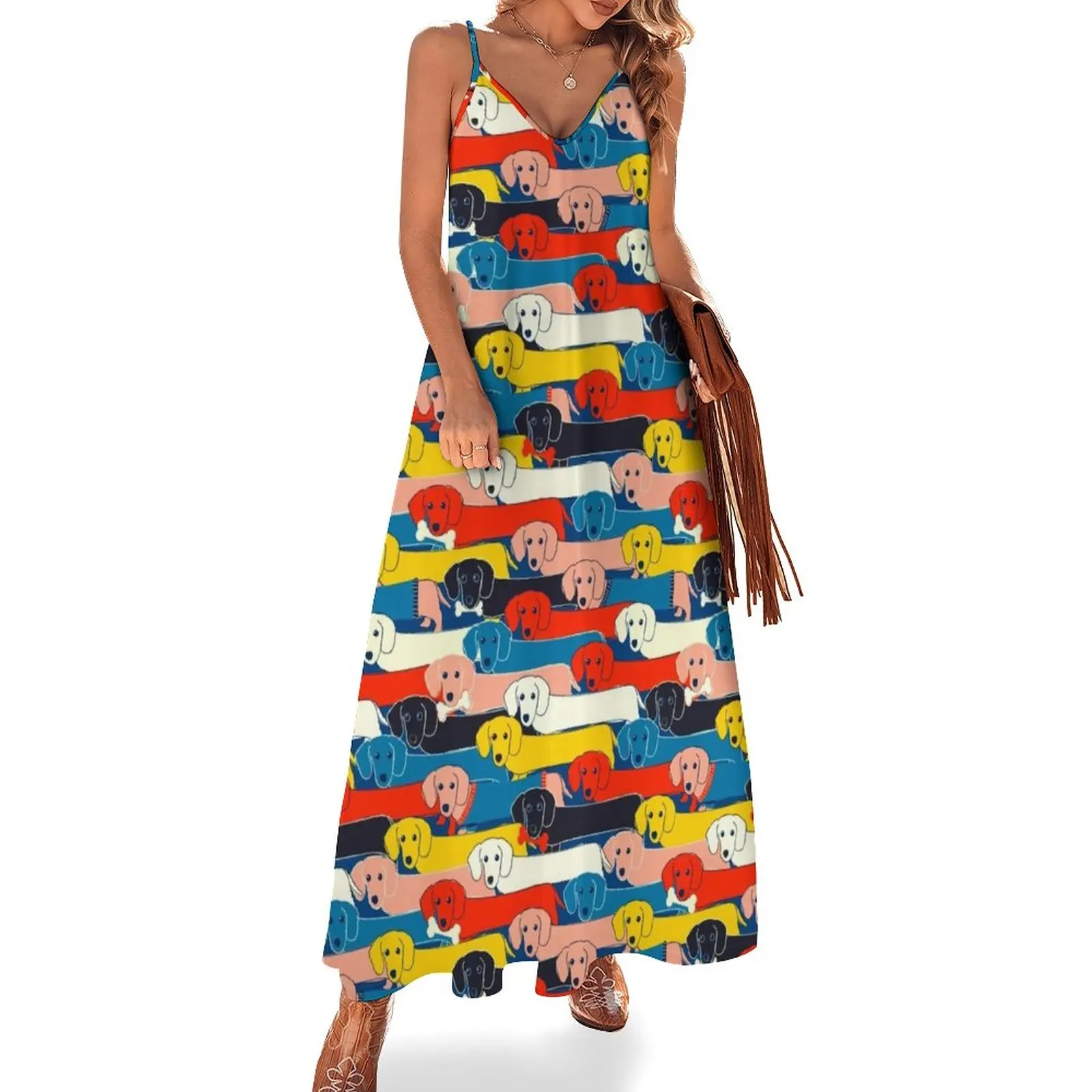 New COLORED CUTE DOGS PATTERN 2 Sleeveless Dress dress party evening elegant luxury celebrity
New COLORED CUTE DOGS PATTERN 2 Sleeveless Dress dress party evening elegant luxury celebrity