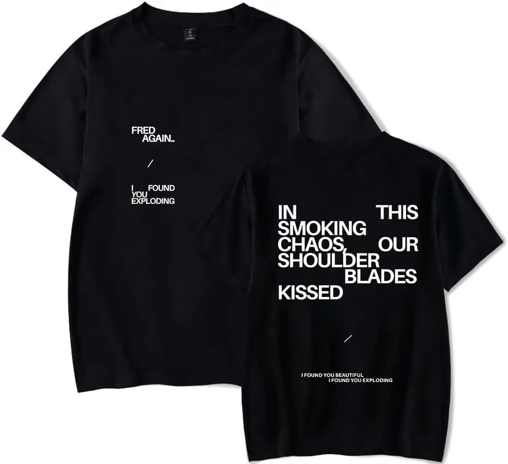 XJAYJZN Fred Again Kyle I Found You Merch T-Shirt Women/Men Summer Cosplay Tshirt Shortsleeve Logo Tee
XJAYJZN Fred Again Kyle I Found You Merch T-Shirt Women/Men Summer Cosplay Tshirt Shortsleeve Logo Tee