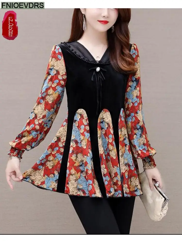 M-5XL 2022 Women Elegant Office Lady Retro Vintage Loose Peplum Bow Tie Top Flower Floral Printing Long Tunic Basic Shirt Blouse
M-5XL 2022 Women Elegant Office Lady Retro Vintage Loose Peplum Bow Tie Top Flower Floral Printing Long Tunic Basic Shirt Blouse