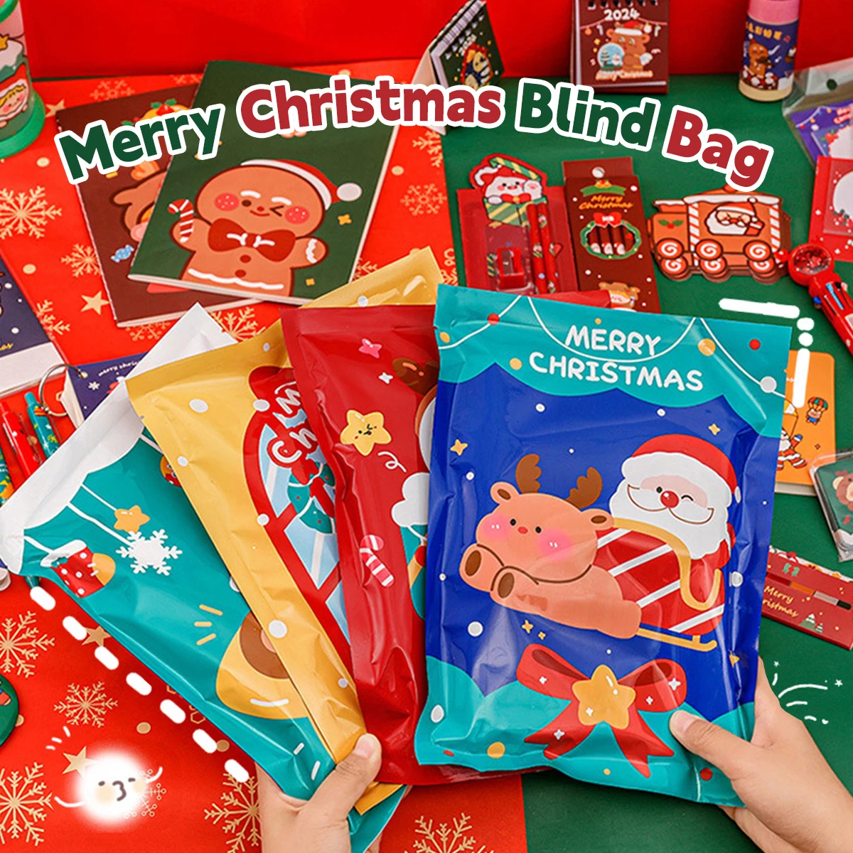 

Christmas Surprise Stationery Blind Box Gift For Girls Boys Children’s School Supplies Reward Lucky Blind Bag Small Gift
