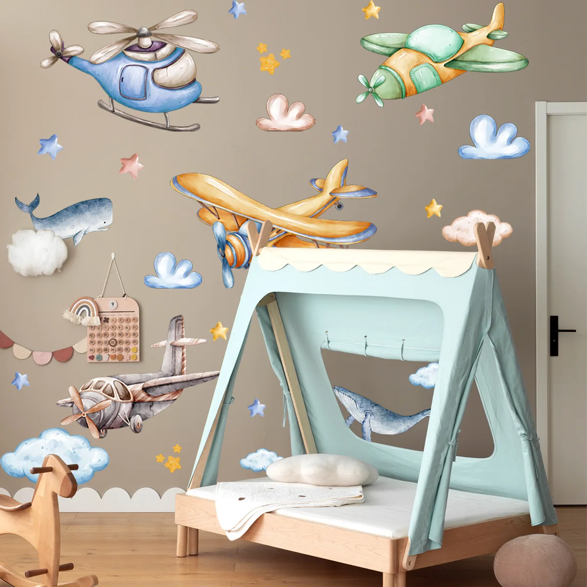 Cartoon Airplane Wall Decals Cloud Whale Star Kids Boys Nursery Room Decor Stickers Creative Aircraft Home Decoration Art Mural
Cartoon Airplane Wall Decals Cloud Whale Star Kids Boys Nursery Room Decor Stickers Creative Aircraft Home Decoration Art Mural