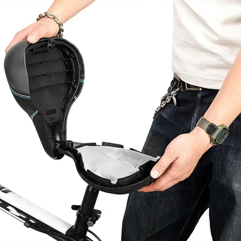Bike Seat Cushion Padded Memory Foam Bicycle Saddle Shock-Absorbing Spring Strip Thickened Memory Foam Waterproof Replacement
Bike Seat Cushion Padded Memory Foam Bicycle Saddle Shock-Absorbing Spring Strip Thickened Memory Foam Waterproof Replacement