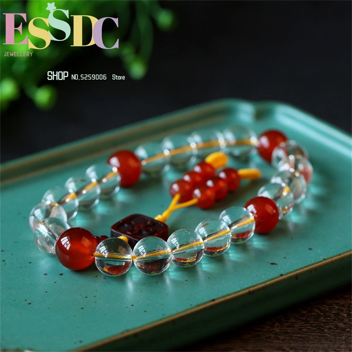 Qing Dynasty Same Style Bracelet Of Queen Natural Clear Crystal 18Eighteen Beaded Prayer Bracelets Women's Jewelry Wholesale 
Qing Dynasty Same Style Bracelet Of Queen Natural Clear Crystal 18Eighteen Beaded Prayer Bracelets Women's Jewelry Wholesale