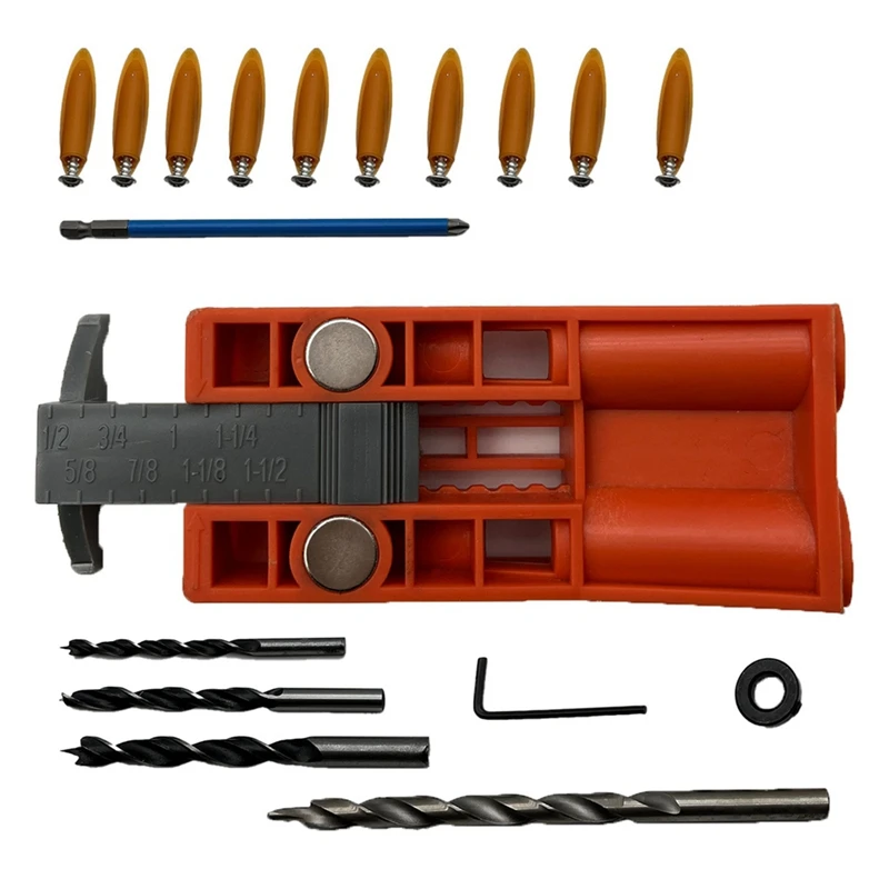 Woodworking Oblique Hole Locator Kit 9.5Mm Double Hole Puncher Woodworking Bit Drilling Fixture Woodworking Tools Set Kit
Woodworking Oblique Hole Locator Kit 9.5Mm Double Hole Puncher Woodworking Bit Drilling Fixture Woodworking Tools Set Kit
