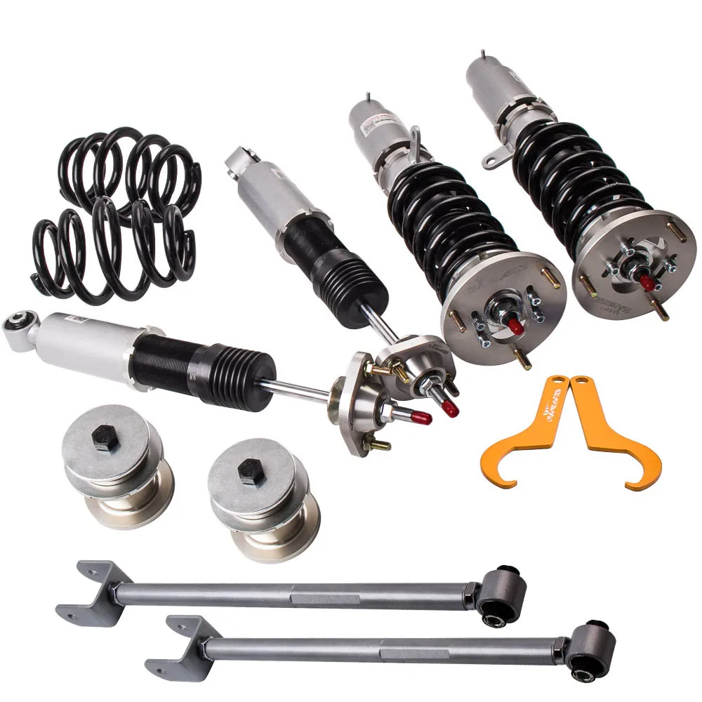Подвеска coiloвера для BMW E46 3 серии 1998-2004 318i, 318is, 318ic, 323i, 323ic + регулируемый демпфер с 24 способами
Подвеска coiloвера для BMW E46 3 серии 1998-2004 318i, 318is, 318ic, 323i, 323ic + регулируемый демпфер с 24 способами