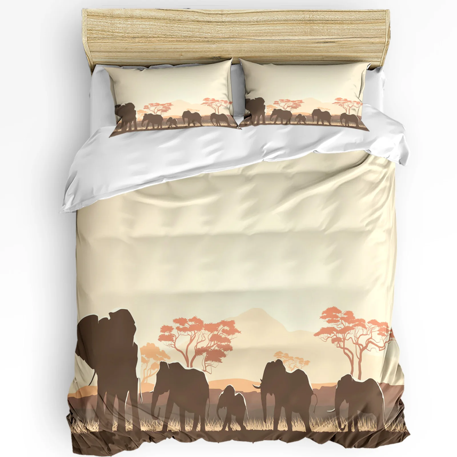 Africa Animal Elephant Meadow Bedding Set 3pcs Duvet Cover Pillowcase Kids Adult Quilt Cover Double Bed Set Home Textile 
Africa Animal Elephant Meadow Bedding Set 3pcs Duvet Cover Pillowcase Kids Adult Quilt Cover Double Bed Set Home Textile