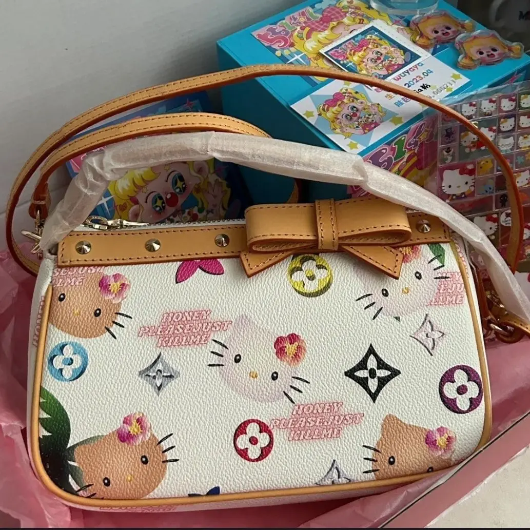 Anime Sanrio Shoulder Bag Hello Kittys Accessories Cute Cartoon Kawaii Underarm Bag Shopping Fashion Storage Toys for Girls Gift
Anime Sanrio Shoulder Bag Hello Kittys Accessories Cute Cartoon Kawaii Underarm Bag Shopping Fashion Storage Toys for Girls Gift