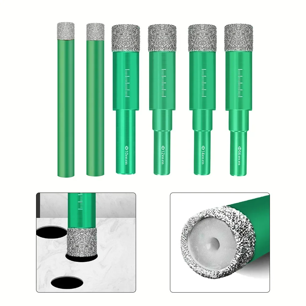 Dry Diamond Coated Drill Bit 6/8/10/12/14/16mm Drill Bit Hand Tools For Drilling Tile Marble Glass Ceramic Hole Marble Slate
Dry Diamond Coated Drill Bit 6/8/10/12/14/16mm Drill Bit Hand Tools For Drilling Tile Marble Glass Ceramic Hole Marble Slate