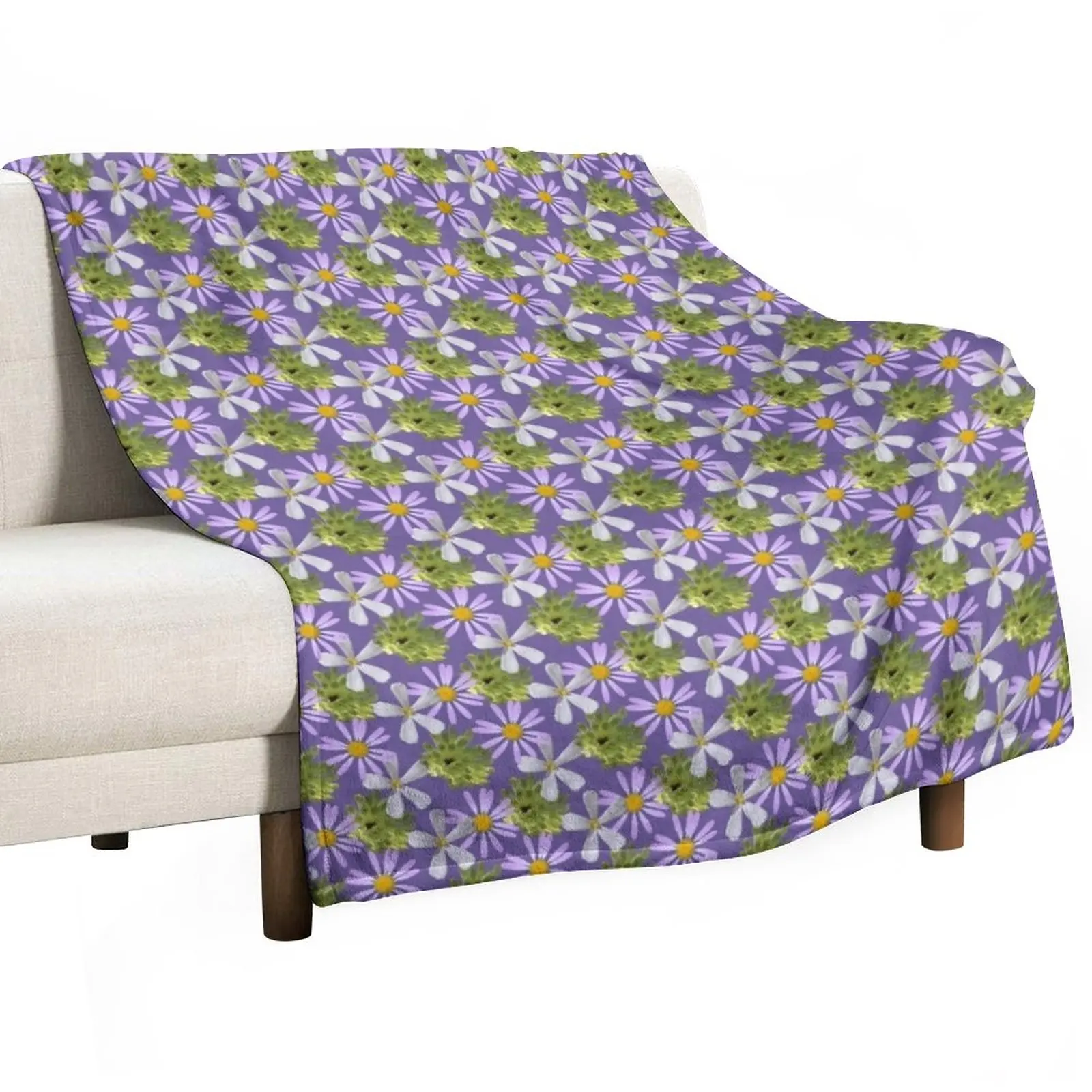 Green, White and Violet Wildflowers Throw Blanket Blankets For Baby Heavy Blanket
Green, White and Violet Wildflowers Throw Blanket Blankets For Baby Heavy Blanket