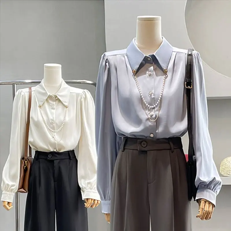 Cotton Shirt Blouses for Women Fashion 2023 Casual Turn Down Collar Long Sleeve Top Blouses Buttons Tops Female Ladies C334
Cotton Shirt Blouses for Women Fashion 2023 Casual Turn Down Collar Long Sleeve Top Blouses Buttons Tops Female Ladies C334