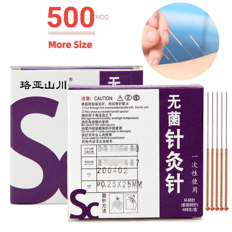 5Box/Lot Copper Handle Sterile Acupuncture Needles Warm Needle Electroacupuncture Body Health Beauty Accupuncture Medical tool
5Box/Lot Copper Handle Sterile Acupuncture Needles Warm Needle Electroacupuncture Body Health Beauty Accupuncture Medical tool