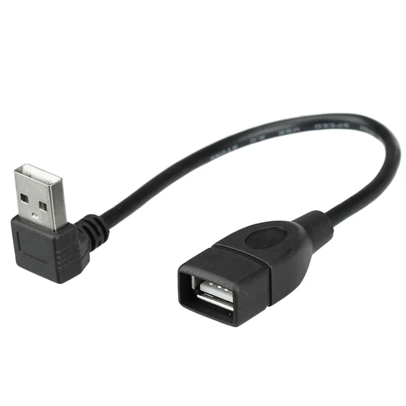 

Сверхскоростной удлинительный кабель для передачи данных USB 2.0 Удлинитель 90° Кабель адаптера шнура питания