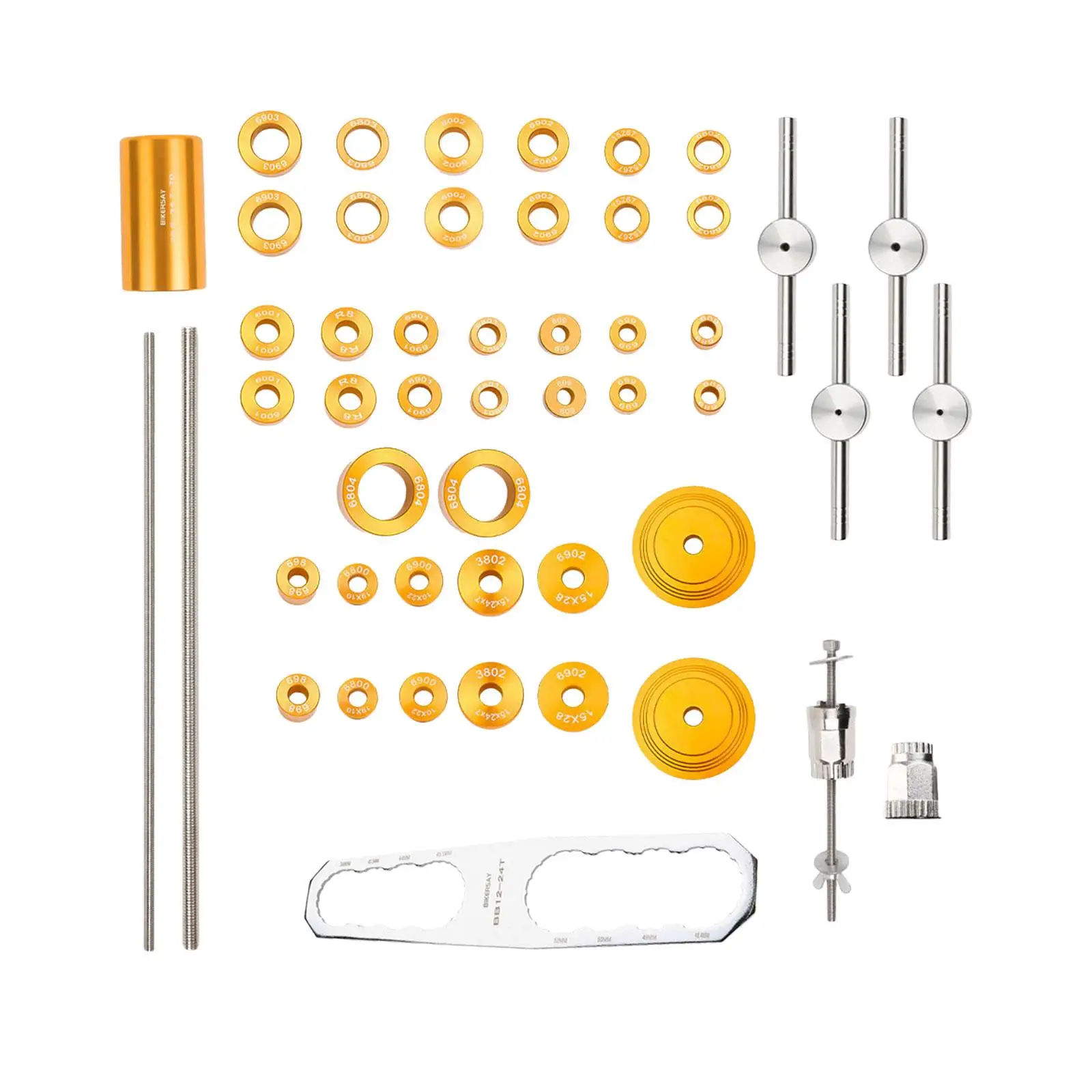 Bike Removal Installation Tool Disassembly and Assembly Multifunctional Practical Sturdy Bicycle Bottom Bracket Removal Tool
Bike Removal Installation Tool Disassembly and Assembly Multifunctional Practical Sturdy Bicycle Bottom Bracket Removal Tool