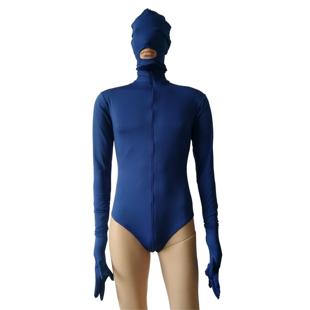 Double front zipper to Hip short half bodysuit Spandex tights Party Cosplay Costumes jumpsuit for women men removable hood hands
Double front zipper to Hip short half bodysuit Spandex tights Party Cosplay Costumes jumpsuit for women men removable hood hands