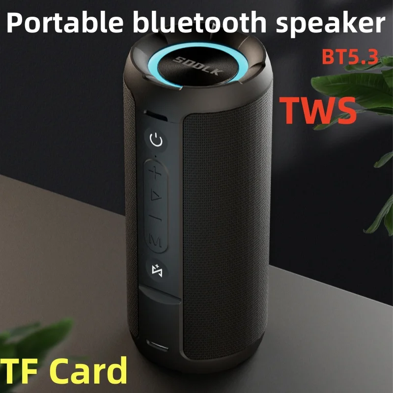 Беспроводная высокомощная Bluetooth-Колонка 60 Вт, Hi-Fi 3D стерео сабвуфер объемного звучания, музыкальный сабвуфер IPX7, водонепроницаемая акустическая система с TWS
Беспроводная высокомощная Bluetooth-Колонка 60 Вт, Hi-Fi 3D стерео сабвуфер объемного звучания, музыкальный сабвуфер IPX7, водонепроницаемая акустическая система с TWS