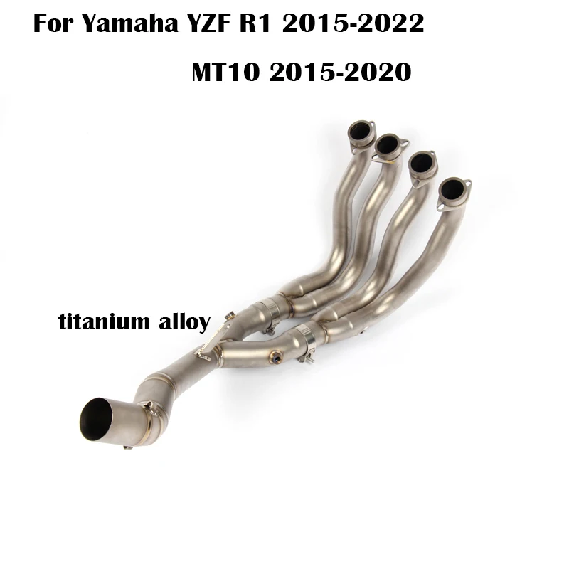 For Yamaha YZF R1 MT10 2015-2022 Titanium Alloy Motorcycle Exhaust Front Connect Header Link Pipe Slip On 61mm Muffler Escape
For Yamaha YZF R1 MT10 2015-2022 Titanium Alloy Motorcycle Exhaust Front Connect Header Link Pipe Slip On 61mm Muffler Escape