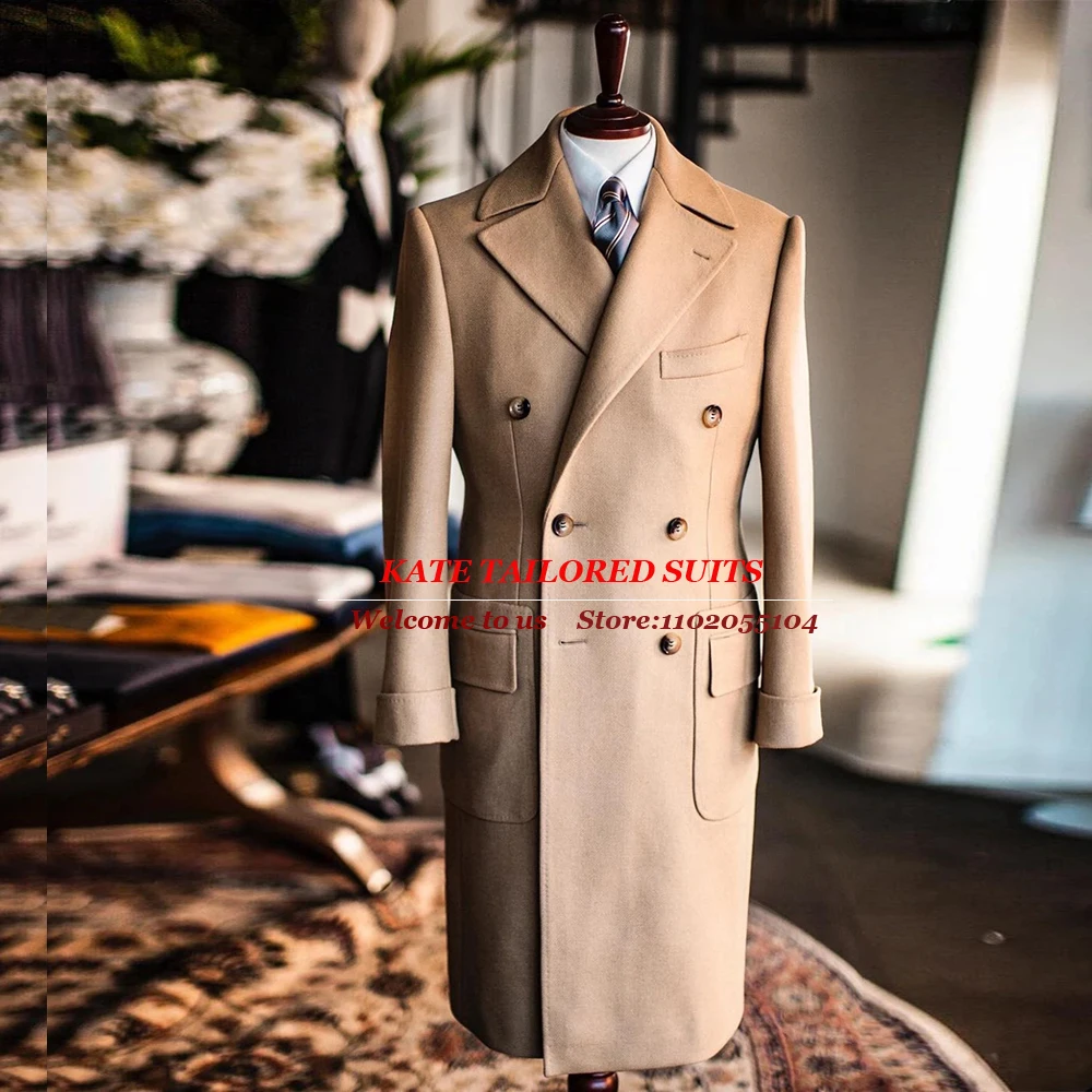 Classic Men's Suit Jacket Tailore-Made Double Breasted Long Coat Tweed Wool Blend Blazer Plus Size Outfits Groom Wear Overcoat
Classic Men's Suit Jacket Tailore-Made Double Breasted Long Coat Tweed Wool Blend Blazer Plus Size Outfits Groom Wear Overcoat